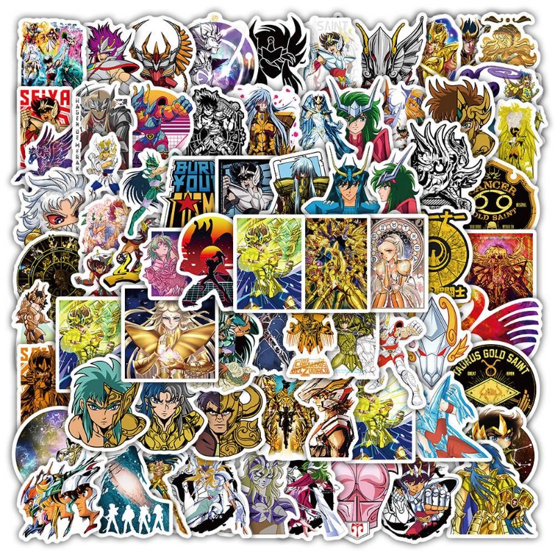 101Pcs Saint Seiya Anime Stick - Laptop Original Accessories 评论和价格