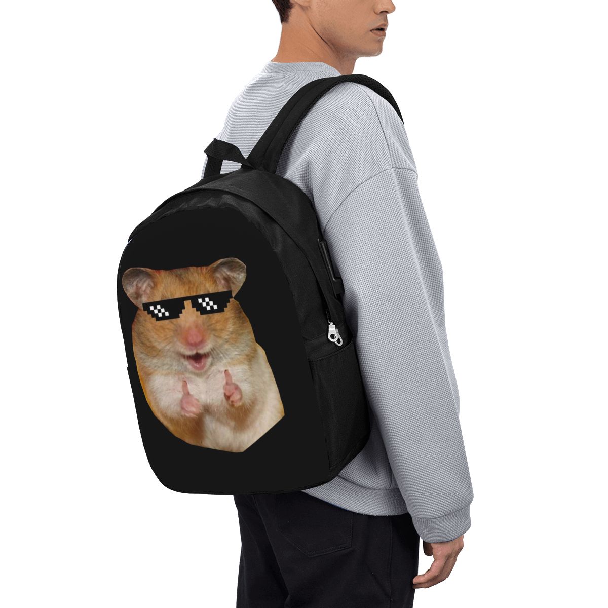 Funny Hamster Backpack Travel  - Laptop Bag 评论和价格
