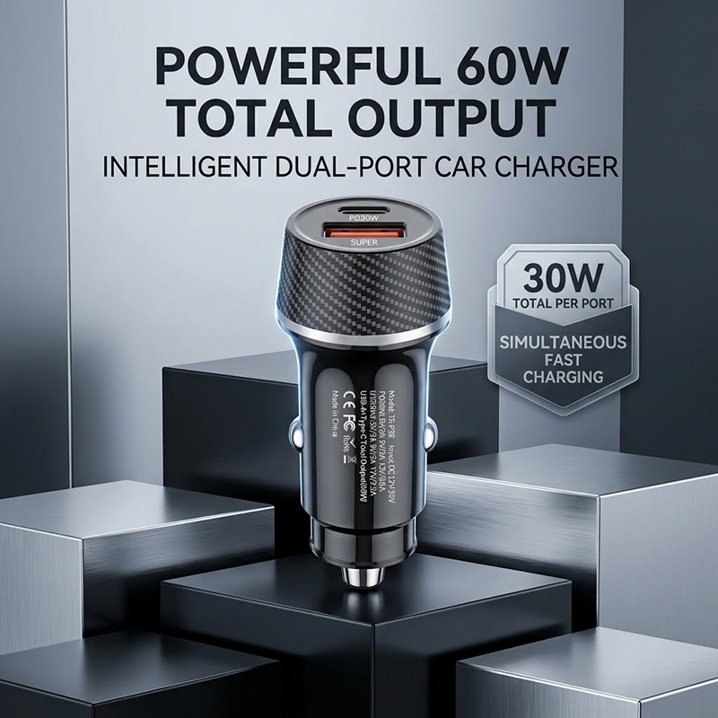 Fast Car Charger 60W Dual Port - Usb C Hub 评论和价格