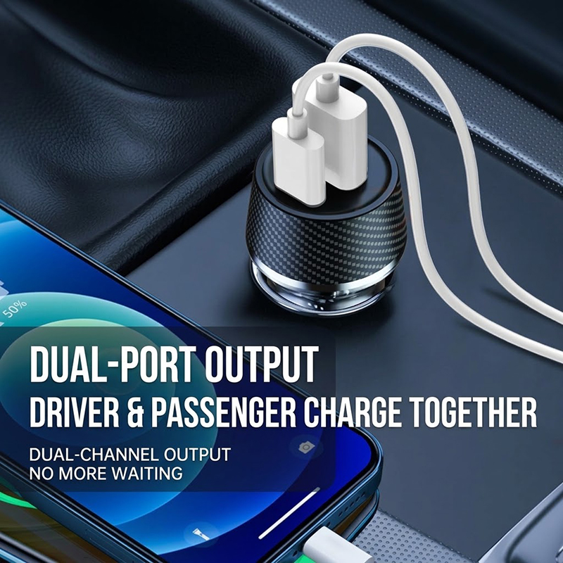 Fast Car Charger 60W Dual Port - Usb C Hub 评论和价格