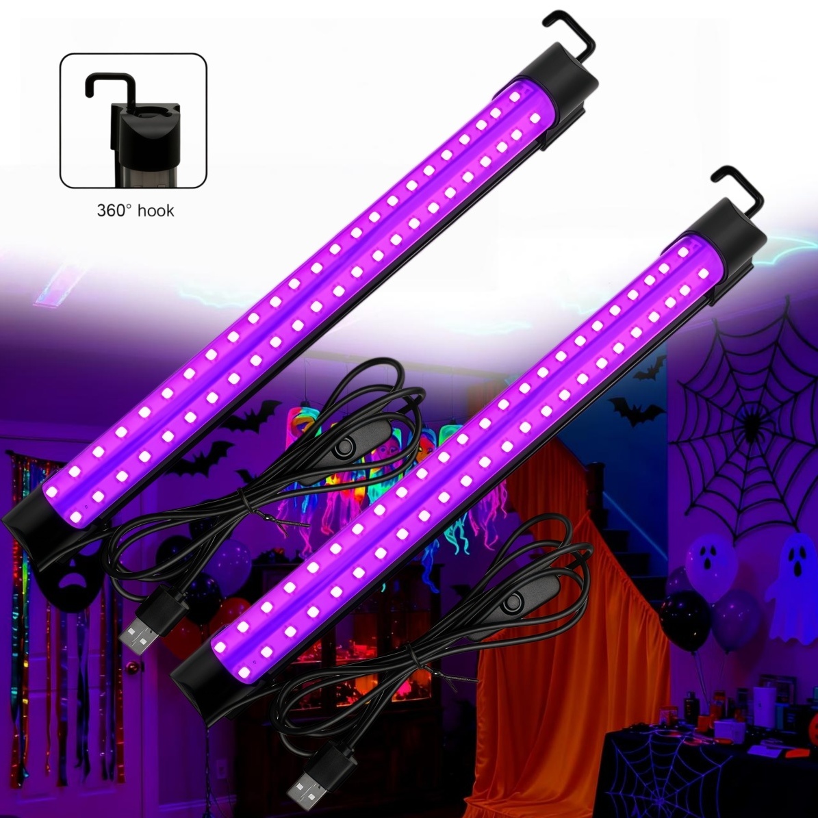 Black Light Tube 5W/10W USB Pl - Usb Hub 评论和价格