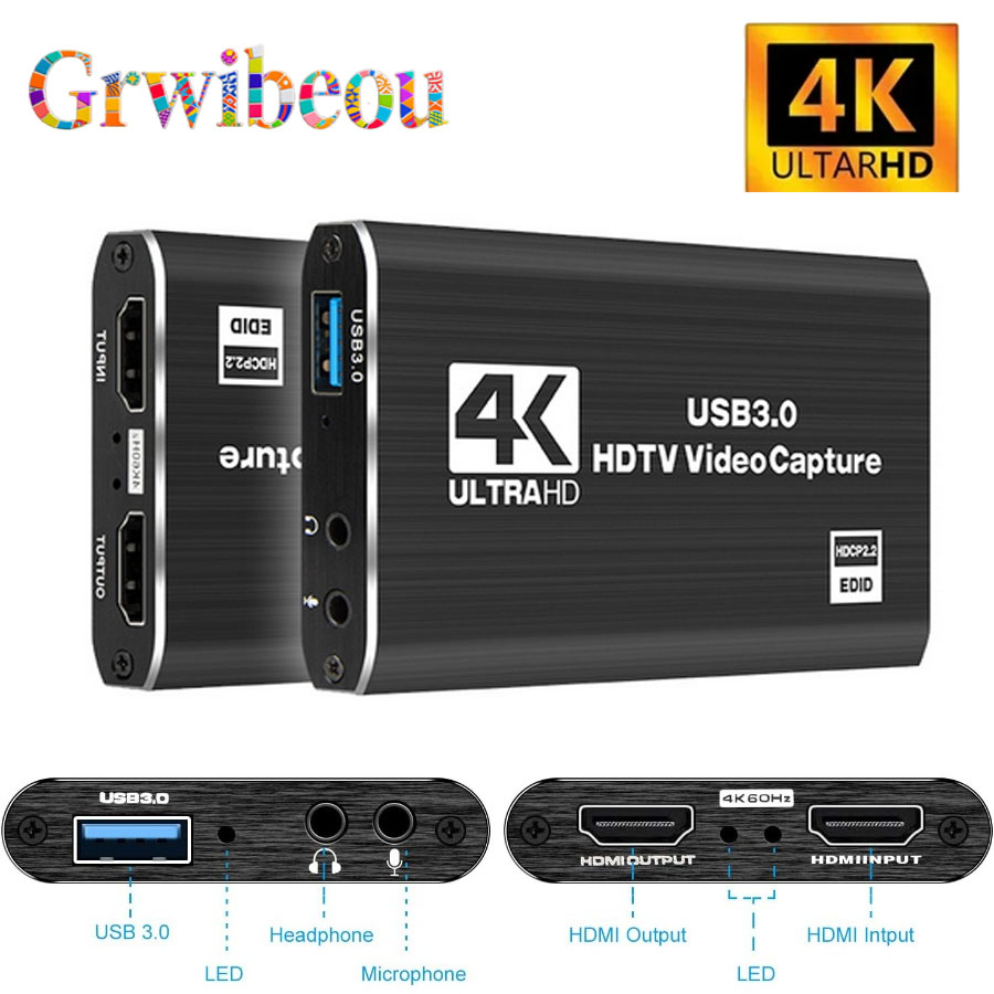 4K USB 3.0 Video Capture Card  - Hdmi Cable 评论和价格
