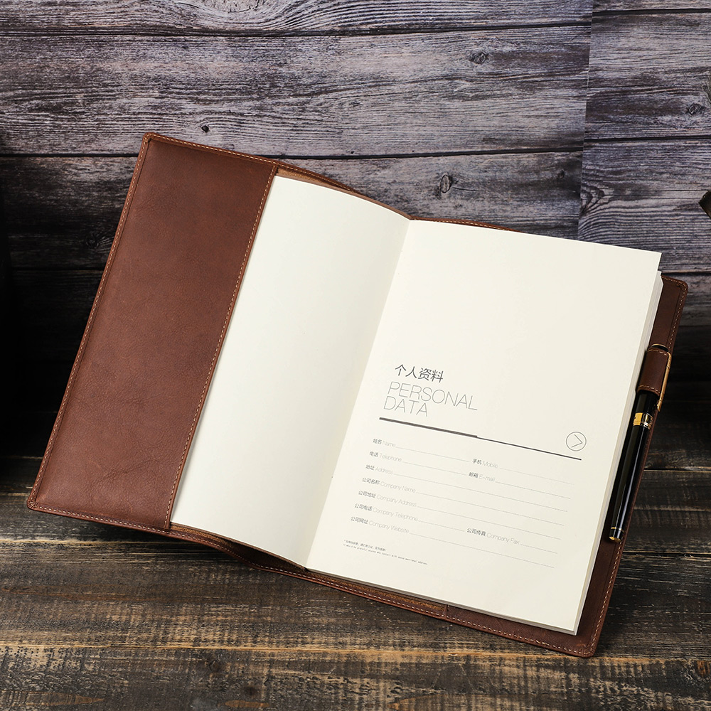 Retro Genuine Leather Book Cov - Laptop Sleeve 评论和价格